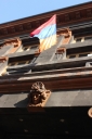 Flag of Armenia on Northern Avenue building
