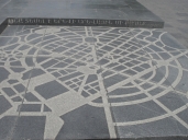 Tamarian Monument detail showing city plan